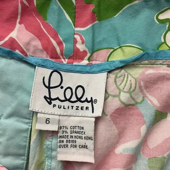 Lily Pulitzer Women’s Size 6 Parot Capris - Picture 2 of 6